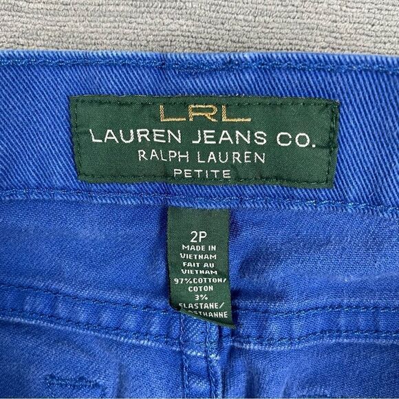 Lauren Ralph Lauren Blue Modern Straight Ankle Jeans Women’s Size 2P - Picture 10 of 10